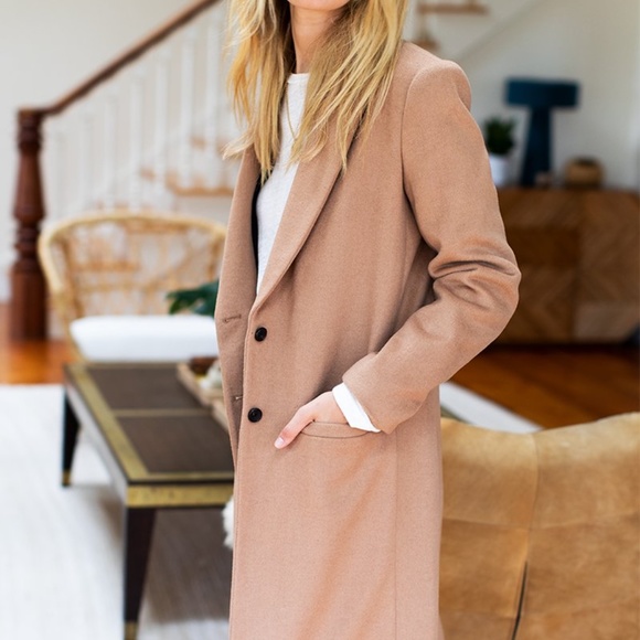 Emerson Fry Tailored Camel Coat - Picture 5 of 7